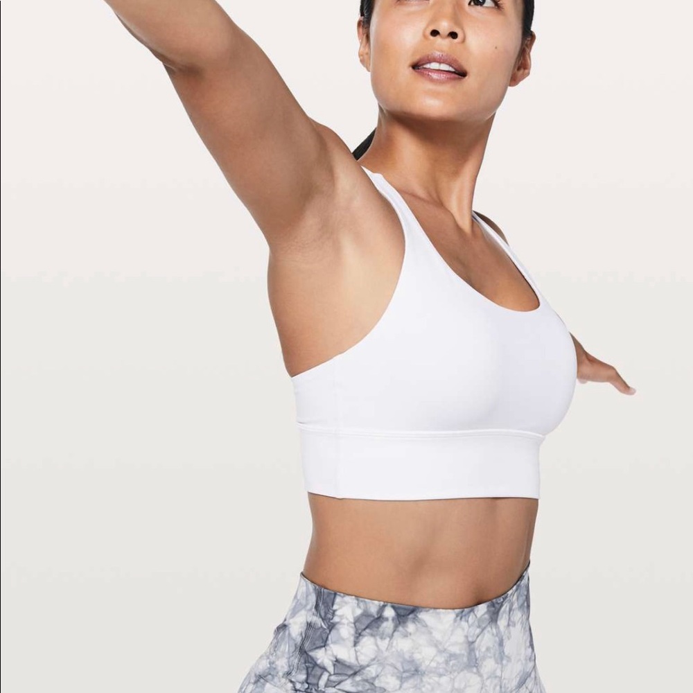 Lululemon Energy Bra Long Line White